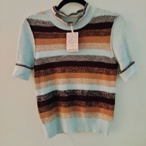 Free People Short Sleeve sweater